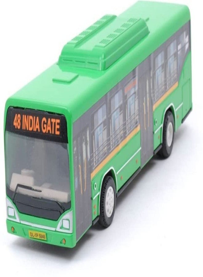 USCATALOG 21 Low Floor Bus Pull Back Friction Vehicle Toy for Kids (Pack of 1) (Multicolor) - Image 2